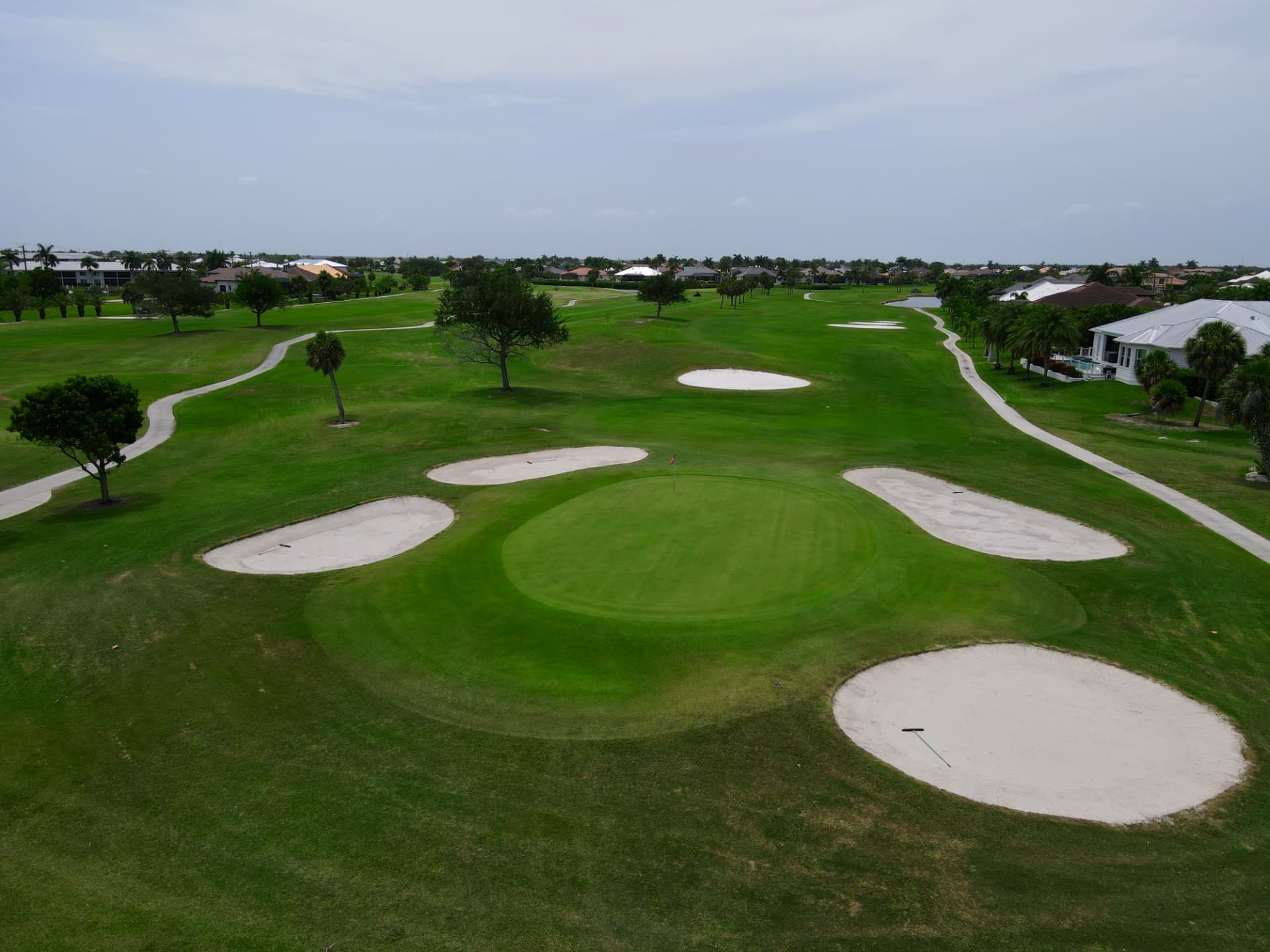 Eighteen holes, five par 3s